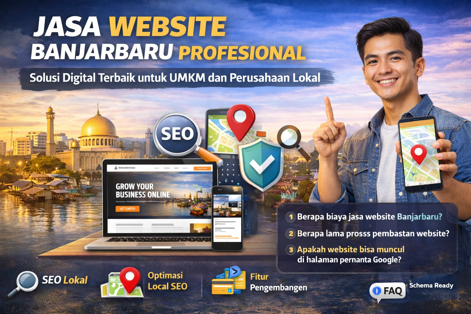 Jasa Website Banjarbaru Terpercaya, Solusi Profesional untuk UMKM dan Perusahaan Go Digital